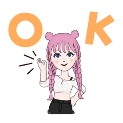 [LINEスタンプ] ゆりちゃんの気持ち