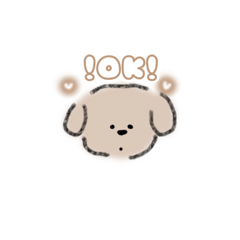 [LINEスタンプ] かわいいイッヌ1