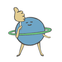 [LINEスタンプ] はじめての惑星ちゃん