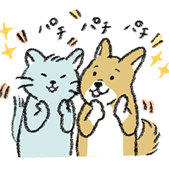 [LINEスタンプ] まめ太郎としらす