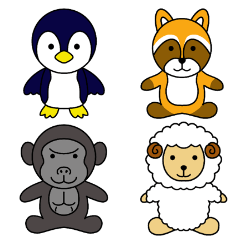 [LINEスタンプ] かわいい動物たちのご挨拶 第8弾