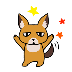 [LINEスタンプ] あそぶ！つかれる！ジャッカルさん