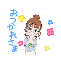 [LINEスタンプ] 女の子たのしい毎日