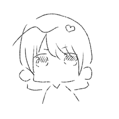 [LINEスタンプ] 手描きちゃん（1）