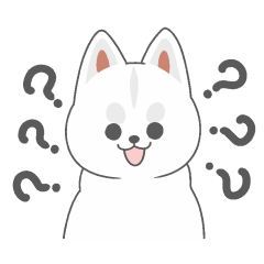 [LINEスタンプ] まるっと柴犬1 白