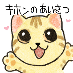 [LINEスタンプ] 兄弟猫の基本のあいさつ