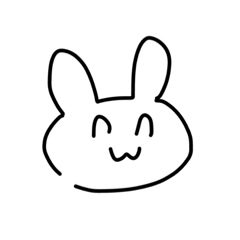 [LINEスタンプ] うさぎさんスタンダード①