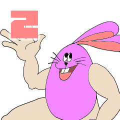 [LINEスタンプ] うさぎくん2
