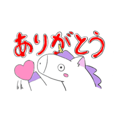 [LINEスタンプ] れなれなのユニコーン