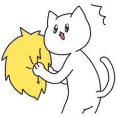 [LINEスタンプ] ライオンになりたい猫