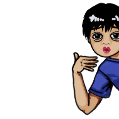 [LINEスタンプ] 純粋で無邪気