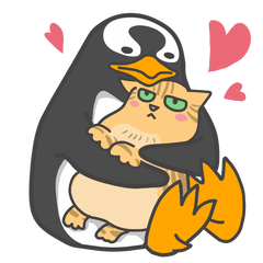 [LINEスタンプ] ペンギンスタンプ(ジェンツーペンギン4)