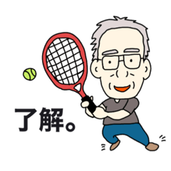 [LINEスタンプ] No Tennis,No Life