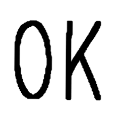 [LINEスタンプ] シンプルな文字(黒色)