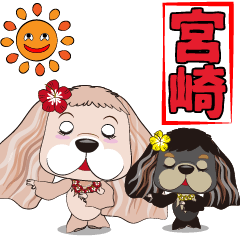 [LINEスタンプ] 夏もてげてげでいっちゃが～【宮崎弁】