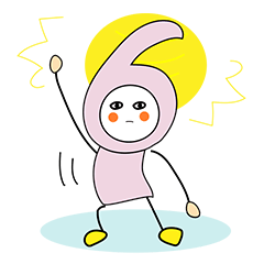 [LINEスタンプ] ラッキー！ロク