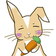 [LINEスタンプ] ウサギものがたり1