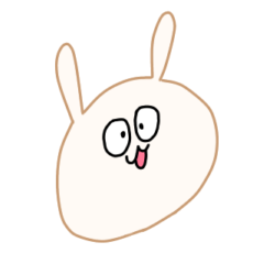 [LINEスタンプ] うさぎのしぱしぱ