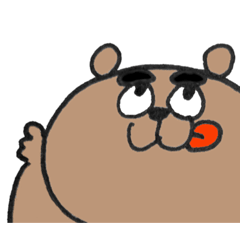 [LINEスタンプ] くまのくまきち。1