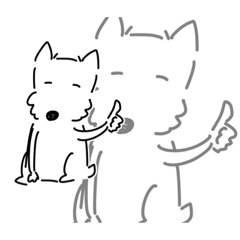 [LINEスタンプ] 幸せわんこ。