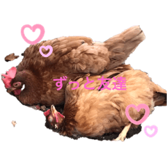 [LINEスタンプ] あんこときなこ プチコッコ