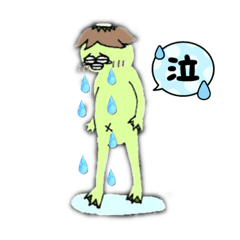 [LINEスタンプ] かっぱかあちゃんの日常