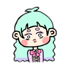 [LINEスタンプ] みちゃんといっしょ！