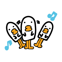 [LINEスタンプ] シュールな鳥のすたんぷ