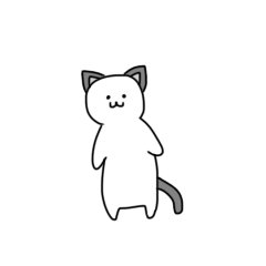 [LINEスタンプ] ねこちゃん(虚無)