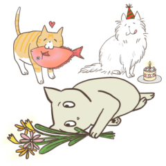 [LINEスタンプ] ねこねこイベントスタンプ