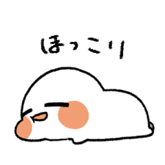 [LINEスタンプ] ほっこりまんまる