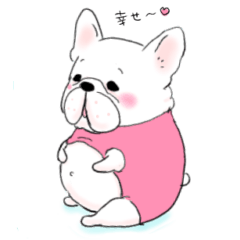 [LINEスタンプ] ハナペチャ犬フレンチブルドッグ