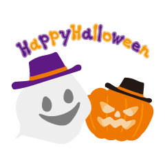 [LINEスタンプ] 毎日使える優しいハロウィンおばけちゃん達