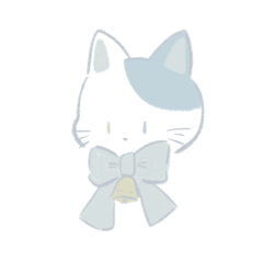 [LINEスタンプ] ゆるい水色のねこ