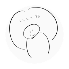 [LINEスタンプ] 手書きのニコニコ君