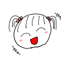 [LINEスタンプ] garyokunasi girl