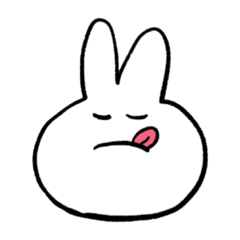 [LINEスタンプ] うさぎだけ 3