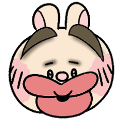 [LINEスタンプ] たらこうさぎさん