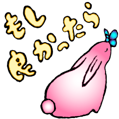 [LINEスタンプ] ウサギとアザラシと君と