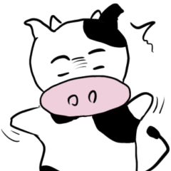 [LINEスタンプ] 「うし」です