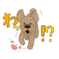 [LINEスタンプ] 実家のわんこ。