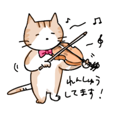 [LINEスタンプ] 猫といろいろ楽器