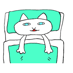 [LINEスタンプ] 白猫コタロー1