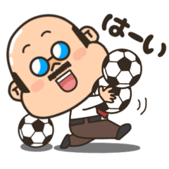 [LINEスタンプ] LINEFRIENDS 愛しき部長【サッカー編】