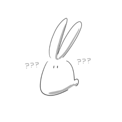 [LINEスタンプ] うさぎだったもん