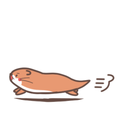 [LINEスタンプ] 我が家のカワウソくん