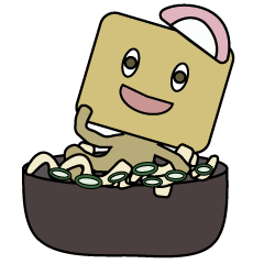 [LINEスタンプ] きつねうどんマン