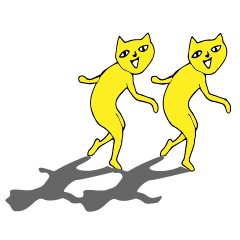 [LINEスタンプ] カラフル猫の多感な日々