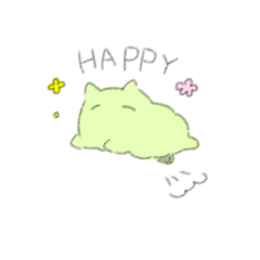 [LINEスタンプ] ゆるく感情をだすタイプのねこ②