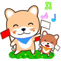 [LINEスタンプ] 毎日使えるかわいい♡まめしば♡スタンプ